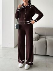 Акція на Костюм жіночий SHEIN GD-00193851 One Size Коричневий від Rozetka