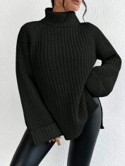 Акція на Светр жіночий SHEIN GD-00198546 US 22 Чорний від Rozetka