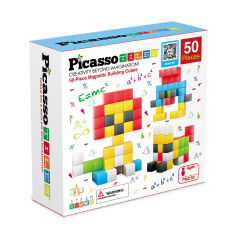 Акція на Конструктор магнитный 50 деталей Building Cubes Picasso 23645 від Podushka