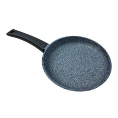 Акція на Сковорода для блинов 22 см Granite Gray Premium Биол 22082М від Podushka