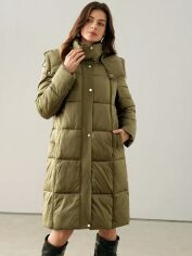 Акція на Куртка зимова жіноча SHEIN GD-00200602 S Коричнева від Rozetka