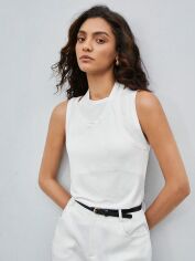 Акція на Майка жіноча SHEIN GD-00218402 M Біла від Rozetka