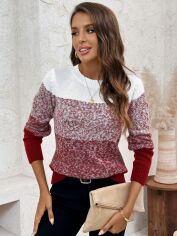 Акція на Джемпер жіночий SHEIN GD-00197394 XL Червоний від Rozetka