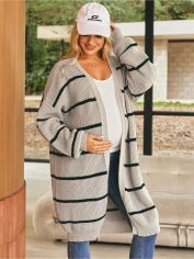 Акція на Кардиган для вагітних SHEIN GD-00199637 M Коричневий від Rozetka