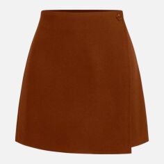 Акція на Спідниця жіноча SHEIN GD-00225030 L Коричнева від Rozetka