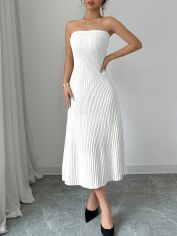 Акція на Сукня осіння жіноча SHEIN GD-00200240 XL Біла від Rozetka