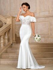 Акція на Сукня жіноча SHEIN GD-00215823 M Бежева від Rozetka
