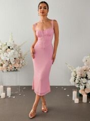 Акція на Сукня жіноча SHEIN GD-00215100 S Рожева від Rozetka