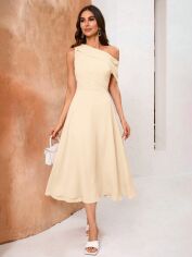 Акція на Сукня жіноча SHEIN GD-00200749 L Бежева від Rozetka