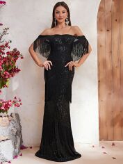 Акція на Сукня жіноча SHEIN GD-00216081 L Чорна від Rozetka