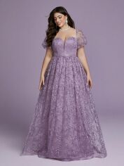 Акція на Сукня жіноча SHEIN GD-00199751 2XL Світло-фіолетова від Rozetka