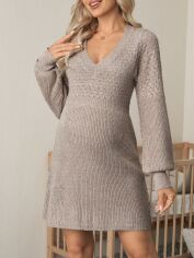 Акція на Сукня для вагітних жіноча SHEIN GD-00197861 M Кремова від Rozetka