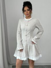 Акція на Сукня літня жіноча Shein GD-00211291 S Кремова від Rozetka