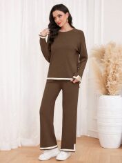 Акція на Костюм жіночий SHEIN GD-00218831 L Коричневий від Rozetka