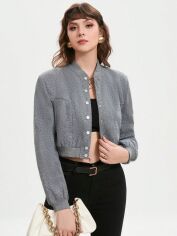 Акція на Куртка демісезонна жіноча SHEIN GD-00203922 M Сіра від Rozetka