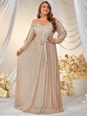 Акция на Сукня осіння жіноча SHEIN GD-00215660 1XL Кремова от Rozetka