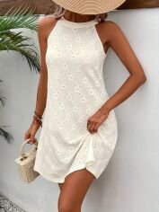 Акция на Сукня осіння жіноча SHEIN GD-00215767 S Кремова от Rozetka