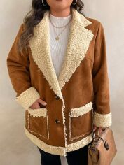 Акція на Куртка демісезонна жіноча SHEIN GD-00221283 4XL Хакі від Rozetka