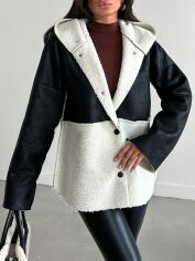 Акція на Куртка демісезонна жіноча SHEIN GD-00198703 M Чорна від Rozetka
