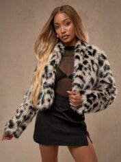 Акція на Куртка демісезонна жіноча SHEIN GD-00198680 XL Різнокольорова від Rozetka