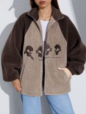 Акція на Куртка жіноча демісезонна SHEIN GD-00197934 M Коричнева від Rozetka