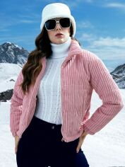 Акция на Куртка демісезонна жіноча SHEIN GD-00197319 M Рожева от Rozetka