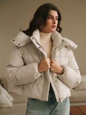 Акція на Пальто жіноче SHEIN GD-00209779 M Бежеве від Rozetka