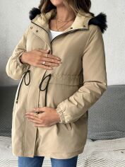 Акція на Пальто жіноче SHEIN GD-00199527 M Коричневе від Rozetka