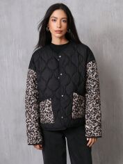 Акція на Куртка жіноча демісезонна SHEIN GD-00199407 S Чорна від Rozetka