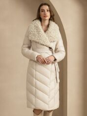 Акция на Пальто жіноче SHEIN GD-00197814 M Бежеве от Rozetka