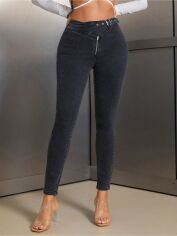 Акція на Джинси жіночі SHEIN GD-00212548 W26 L32 Чорні від Rozetka