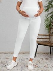 Акція на Джинси для вагітних SHEIN GD-00211163 L Білі від Rozetka