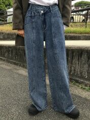 Акція на Джинси Baggy жіночі SHEIN GD-00178844 M Сині від Rozetka