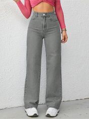 Акція на Джинси жіночі SHEIN GD-00214468 L Сірі від Rozetka