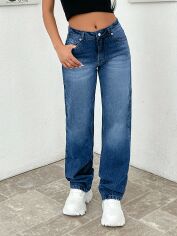 Акція на Джинси Regular Fit жіночі SHEIN GD-00194939 36 Сині від Rozetka