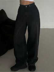 Акція на Джинси жіночі SHEIN GD-00211824 S Темно-сірі від Rozetka