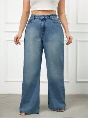Акція на Джинси жіночі SHEIN GD-00211221 3XL Сині від Rozetka
