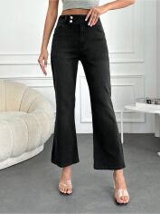 Акція на Джинси жіночі SHEIN GD-00228224 S Чорні від Rozetka
