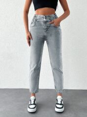 Акція на Джинси Mom's жіночі SHEIN GD-00195107 34 Блакитні від Rozetka