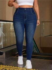 Акція на Джинси жіночі SHEIN GD-00210723 0XL Сині від Rozetka