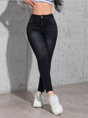 Акція на Джинси жіночі SHEIN GD-00211462 S-Petite Чорні від Rozetka