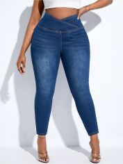Акція на Джинси жіночі SHEIN GD-00212540 4XL Сині від Rozetka