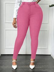 Акція на Джинси Skinny жіночі SHEIN GD-00210240 2XL Рожеві від Rozetka