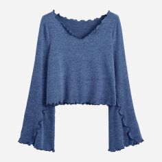 Акція на Топ жіночий SHEIN GD-00193251 4XL Синій від Rozetka