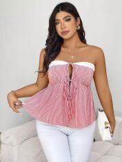 Акція на Топ жіночий SHEIN GD-00228161 0XL Різнокольоровий від Rozetka