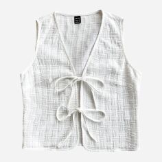 Акція на Топ жіночий SHEIN GD-00223538 2XL Білий від Rozetka