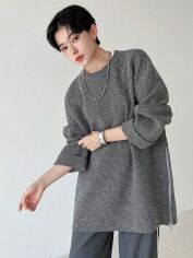 Акція на Джемпер жіночий SHEIN GD-00214671 XL Сірий від Rozetka