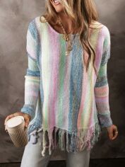 Акція на Джемпер жіночий SHEIN GD-00214856 L Різнокольоровий від Rozetka