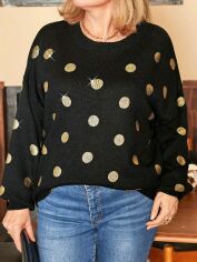 Акція на Джемпер жіночий SHEIN GD-00193872 1XL Чорний від Rozetka