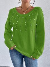 Акція на Джемпер жіночий SHEIN GD-00212396 XL Зелений від Rozetka